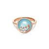 Desert Flower Topaz and Diamond Ring - fibonacciseries-store