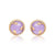 Desert Flower Amethyst and Diamond Earrings - fibonacciseries-store