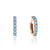 Monad Blue Topaz Earrings - fibonacciseries-store