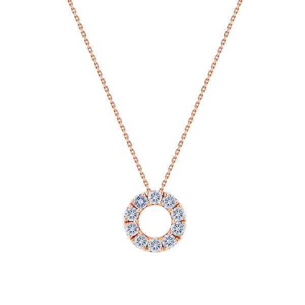 Monad White Sapphire Pendant - Mini - The Fibonacci Series