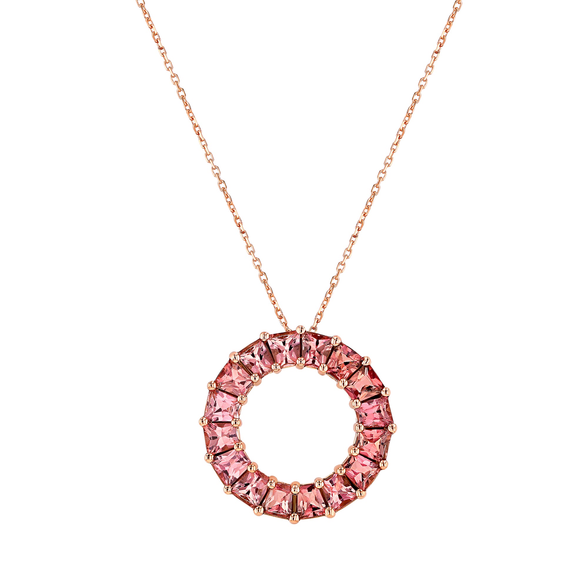 Monad Pink Tourmaline Pendant - fibonacciseries-store