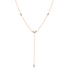 Penrose Diamond Marquise Necklace with Drop - fibonacciseries-store