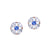 Penrose Blue and White Sapphire Marquise Earrings - fibonacciseries-store