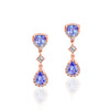 Penrose Tanzanite Drop Earrings - fibonacciseries-store