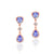 Penrose Tanzanite Drop Earrings - fibonacciseries-store