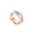 Magnificent Mother of Pearl and Diamond Ring - fibonacciseries-store