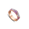 Magnificent Pink Sapphire and Diamond Ring - fibonacciseries-store