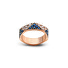 Magnificent Blue Sapphire and Diamond Ring - fibonacciseries-store